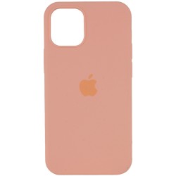 Чохол для iPhone 13 Pro Max Silicone Case Full Protective (AA) (Помаранчевий / Grapefruit)