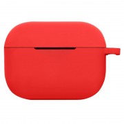 Силіконовий футляр New з карабіном для навушників Airpods Pro (Червоний / Red)