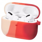 Силіконовий футляр Colorfull для навушників AirPods Pro (Рожевий/Червоний)