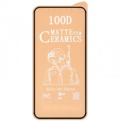 Защитная пленка для iPhone 11 / XR Ceramics Matte 9D (без упак.) (Черный)