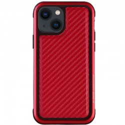 Чехол для iPhone 13 PC+TPU+Metal K-DOO MARS Series (Carbon Red)