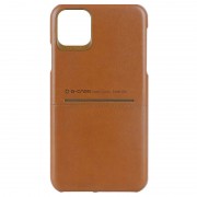 Шкіряна накладка для iPhone 13 G-Case Cardcool Series (Коричневий)