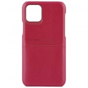 Шкіряна накладка для iPhone 13 G-Case Cardcool Series (Червоний)