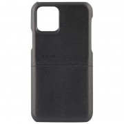 Шкіряна накладка для iPhone 13 G-Case Cardcool Series (Чорний)