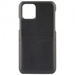 Кожаная накладка для iPhone 13 mini G-Case Cardcool Series (Черный)