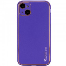 Шкіряний чохол для iPhone 13 Xshield (Фіолетовий / Ultra Violet)