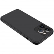 Пластикова накладка для iPhone 13 Pro GKK LikGus 360 градусів (opp) (Чорний)