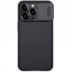 Карбонова накладка для iPhone 13 Pro Nillkin CamShield Pro Magnetic (Чорний)