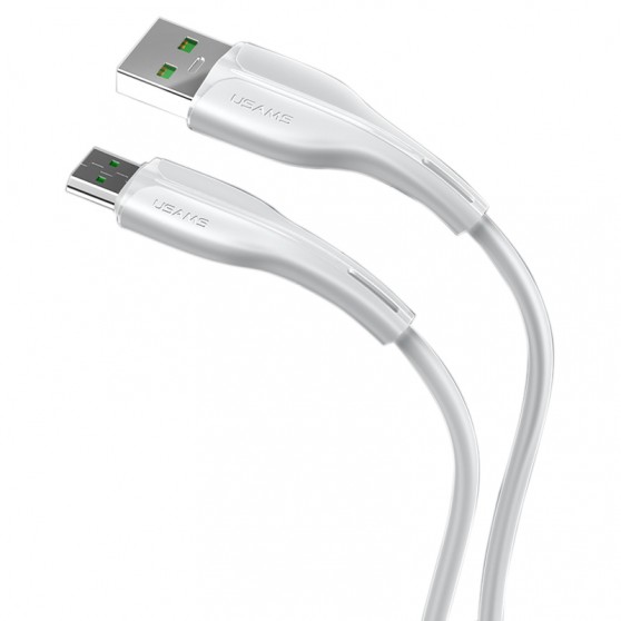 Дата кабель US-SJ375 U38 Micro 4A Fast Charging & Data Cable 1m (Білий)