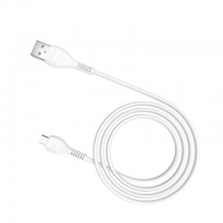 Дата кабель Hoco X37 ""Cool power” MicroUSB (1m) (Белый)