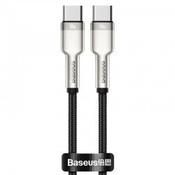 Дата кабель Baseus Cafule Series Metal Type-C to Type-C 100W (2m), Черный