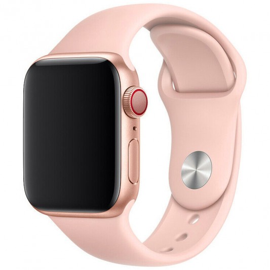 Силіконовий ремінець для Apple watch 38mm / 40mm (Помаранчевий / Grapefruit)