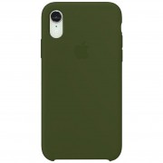 Чохол Silicone Case (AA) для Apple iPhone XR (6.1"") (Зелений / Army green)