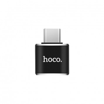 Перехідник Hoco UA5 Type-C to USB (Чорний)