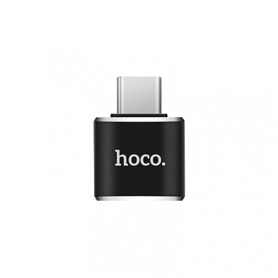 Перехідник Hoco UA5 Type-C to USB (Чорний)