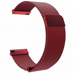Ремінець Milanese Loop для Xiaomi Amazfit / Samsung 20 mm (Red)