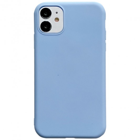 Силіконовий чохол Candy для Apple iPhone 11 (6.1"") (Блакитний / Lilac Blue)