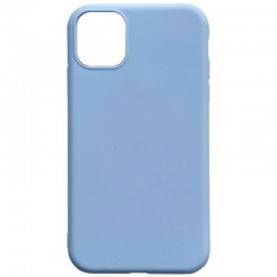 Силіконовий чохол Candy для Apple iPhone 11 Pro Max (6.5"") (Блакитний / Lilac Blue)