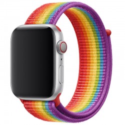 Ремінець Nylon для Apple watch 42mm/44mm (Різнобарвний / Rainbow)