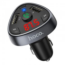 Автомобільний зарядний пристрій FM модулятор HOCO E51 (Чорний)