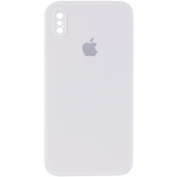 Чохол Silicone Case Square Full Camera Protective (AA) Apple iPhone XS (5.8"") (Білий / White)