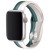 Силіконовий ремінець Rainbow для Apple watch 42mm/44mm (Білий/Зелений)