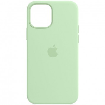 Чехол для iPhone 13 mini Silicone Case Full Protective (AA) (Зеленый / Pistachio)