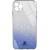 TPU+Glass чохол для iPhone 13 Pro Swarovski (Синій)