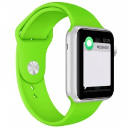 Силіконовий ремінець для Apple watch 42mm/44mm (Зелений/Green)