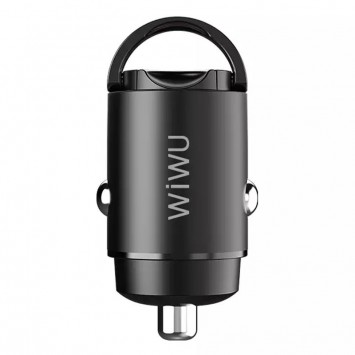 Автомобільне заряджання WIWU PC301 Mini Car Charger (USB-A QC 4.0/30W/5A) (Чорний)