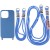 Чохол для Apple iPhone 13 (6.1"") - TPU two straps California Синій / Cosmos blue