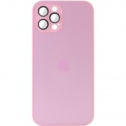 Чехол для Apple iPhone 12 Pro (6.1"") - TPU+Glass Sapphire matte case Chanel Pink