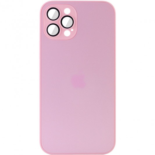 Чохол для Apple iPhone 12 Pro (6.1"") - TPU+Glass Sapphire matte case Chanel Pink