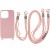 Чохол TPU two straps California для Apple iPhone 13 Pro (6.1"") Рожевий / Pink Sand