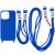 Чохол TPU two straps California для Apple iPhone 13 Pro (6.1"") Синій / Iris