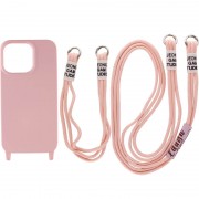 Чехол TPU two straps California для Apple iPhone 11 Pro (5.8"") Розовый / Pink Sand