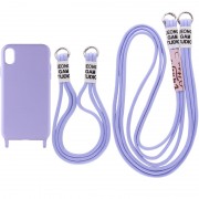 Чохол TPU two straps California для Apple iPhone XR (6.1"") Бузковий