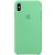 Чохол на iPhone XS Max (6.5") Silicone case (AAA) (Зелений / Spearmint)