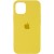 Чехол для Apple iPhone 12 Pro / 12 (6.1") - Silicone Case Full Protective (AA) (Желтый / Yellow)