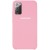 Чехол для Samsung Galaxy Note 20 - Silicone Cover (AAA) (Розовый / Pink)