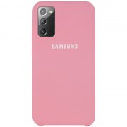 Чохол для Samsung Galaxy Note 20 - Silicone Cover (AAA) (Рожевий / Light pink)
