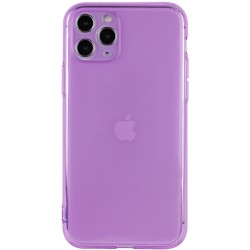Матовый полупрозрачный TPU чехол для Apple iPhone 11 Pro Max (6.5") с защитой камеры (Сиреневый / Lilac)