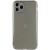 Матовый полупрозрачный TPU чехол для Apple iPhone 11 Pro Max (6.5") с защитой камеры (Черный / Black)