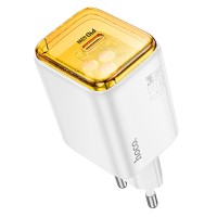 Блок живлення Hoco N54 Monsoon PD45W (1USB-C) White