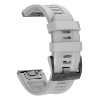 Силіконовий ремінець для годинників Garmin Fenix, forerunner - QuickFit 22 мм, LightGray
