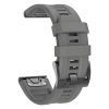 Силіконовий ремінець для годинників Garmin Fenix, forerunner - QuickFit 22 мм, Gray