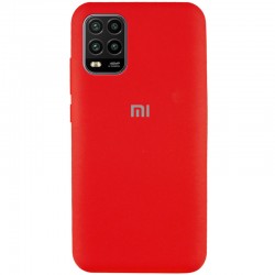 Чехол для Xiaomi Mi 10 Lite - Silicone Cover Full Protective (AA) (Красный / Red)
