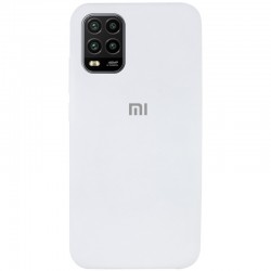 Чехол для Xiaomi Mi 10 Lite - Silicone Cover Full Protective (AA) (Белый / White)