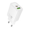 Блок живлення Hoco N61 Gentle PD20W+QC3.0 (1USB-A/1C) White
