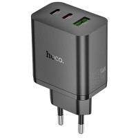 Блок питания Hoco N51 Scenery PD65W (1USB-A/2C) Black